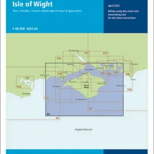 Hoge Kwaliteit Imray Chart C 3 - Isle of Wight