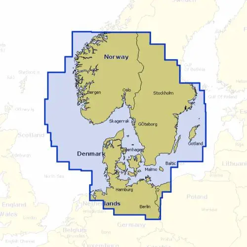 Exclusieve Aanbieding Navionics Nav+ Large EU645L Skagerrak en Kattegat - PRELOADED MSD