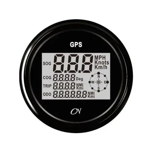 CN GPS snelheidsmeter met kompas digitaal Zwart Goedkoop