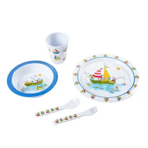 Voordeelprijs Scheepsservies Kinder Serviesset Freddie and Friends 5-Delig