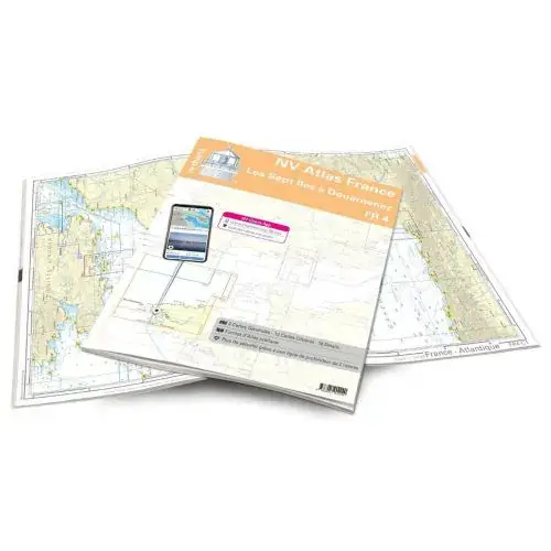 Weekendaanbieding NV Atlas Waterkaart FR4 Frankrijk - Sept Iles tot Douarnenez
