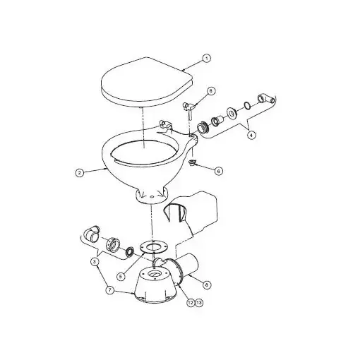 Nieuw Soft-close Bril/Deksel voor Johnson Pump Silent Premium Elektrische Toiletten