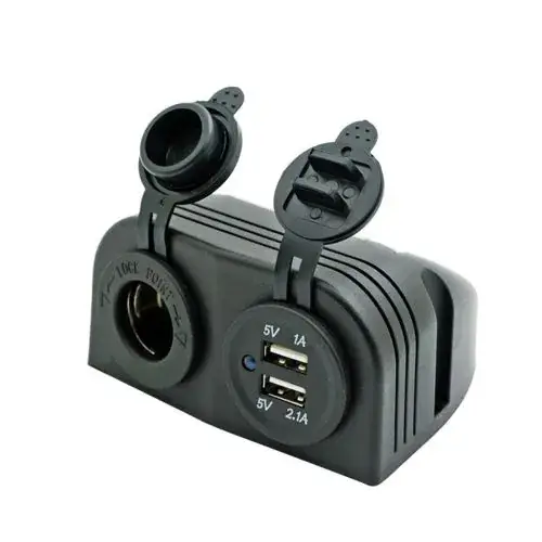 Superprijs Opbouw Stopcontact met 12 volt en Dubbele USB