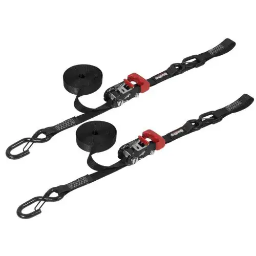 Bestel Nu Speedstrap Spanband met Lus 4,5 meter Zwart 2 stuks 1130 kilo