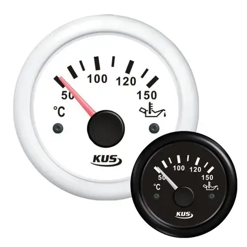 KUS Olietemperatuurmeter Wit of Zwart Gratis Retour