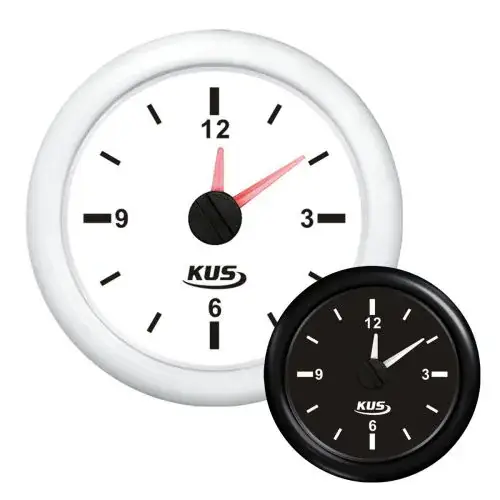 Speciale Aanbieding KUS Analoge Klok Wit of Zwart