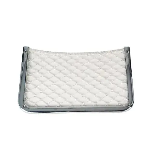 Exclusieve Aanbieding Foresti & Suardi Opbergvak Wit Net met Verchroomd Messing Frame 345 x 220 mm