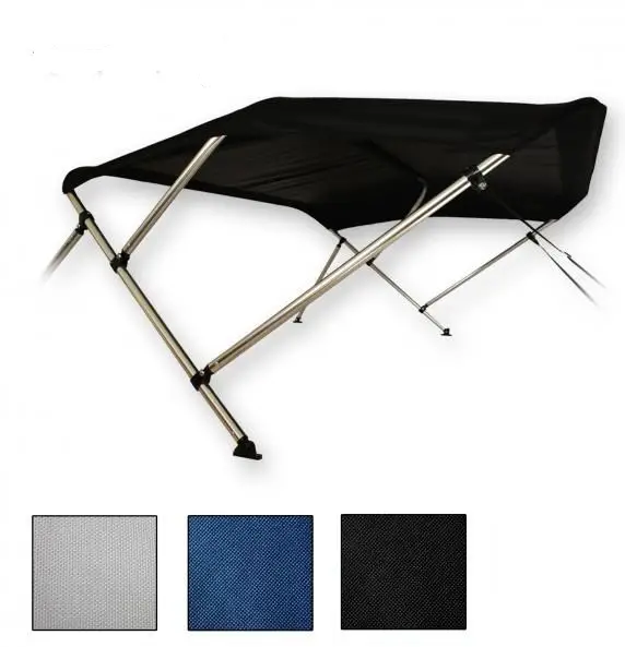 Biminitop | Aluminium 3-boogs | Breedte 231 <> 243 cm - Hoogte 137 cm Speciale Aanbieding