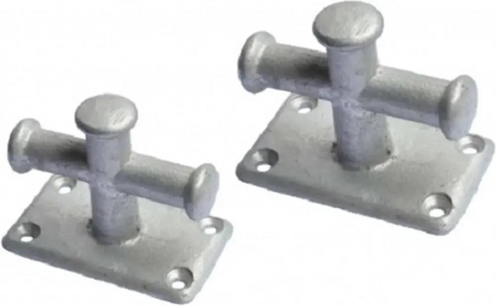 Bestel Nu Enkele gegalvaniseerde kruis bolders - hoogte 88 - 110 mm