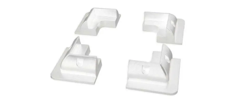 Hoekblokken wit (set van 4) Populair