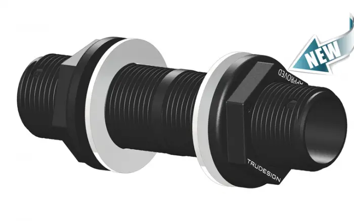 Schotdoorvoer 38mm BSP 1.5" recht Meest Verkocht