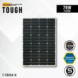 Speciale Aanbieding Sunbeam Tough zonnepaneel 78W (corner holes)