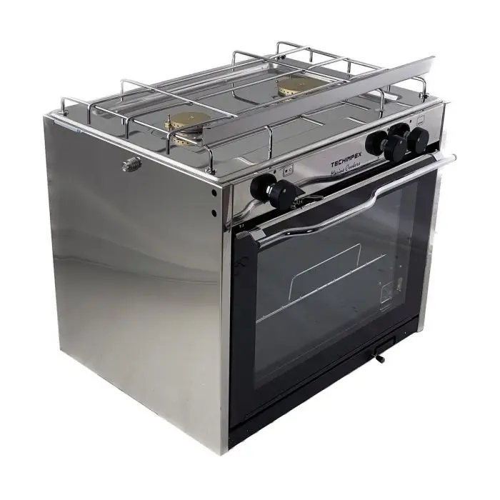 Goedkoop Techimpex Classic 2 pits gasstel met oven