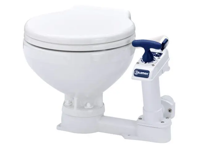 Toilet Standaard turn2lock - Talamex boottoilet Flitsaanbieding