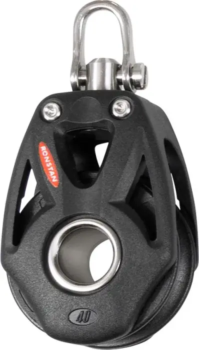 Ronstan Series 40 Orbit Block RF48100 Enkel Blok met Wartel Korting