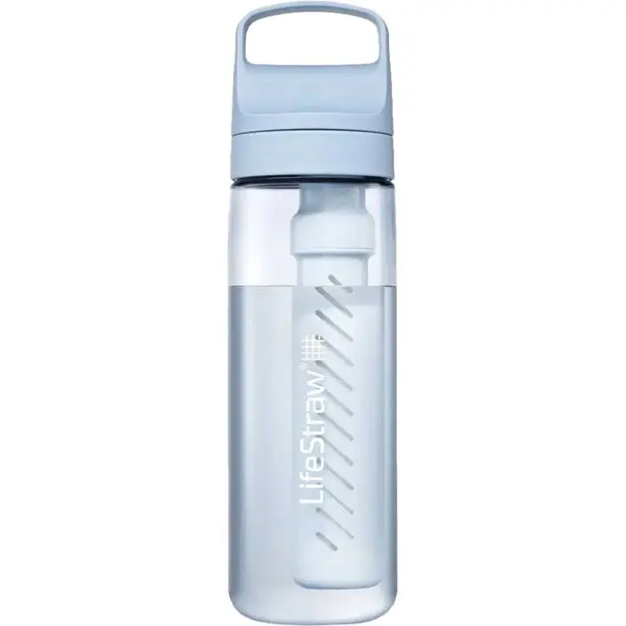 LifeStraw Go 2.0 drinkfles met geïntrigeerde waterfilter 650 ml. Icelandic Blue Premium