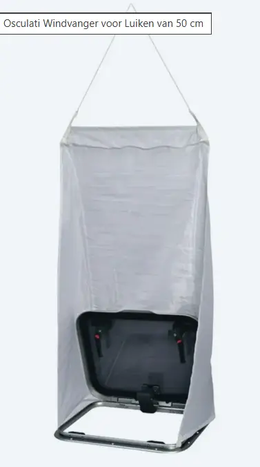 Uitverkoop Windscoop voor dekluik 50CM