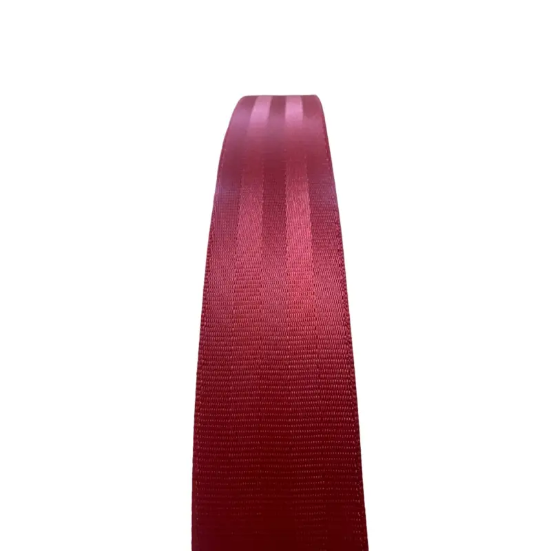 Berger | Veiligheidsgordelband / Autogordelband | 5-Baans geweven | Rood | 47 mm Finale Uitverkoop