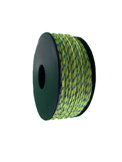Touw | Dyneema | 1,5 mm | Spoel 40 m | Breekkracht 300 kg | Geel | Multicolor Direct Verzonden