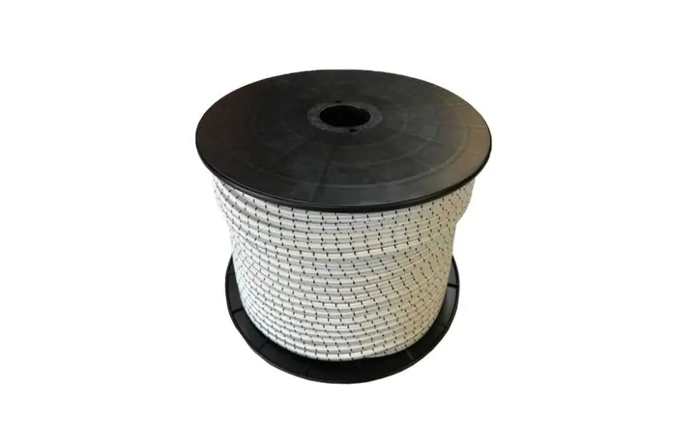 Shockcord / Elastiek | 6 mm | Wit | Haspel 100 m Snelle Levering