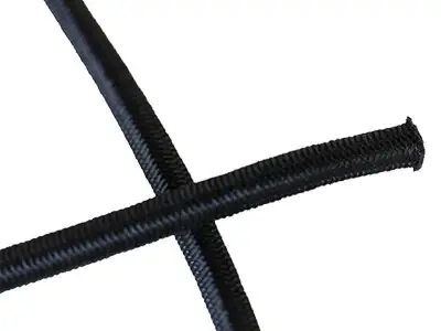 Shockcord / Elastiek | 6 mm | Zwart | Prijs per meter Nu Kopen